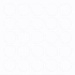 Cache autocollant / Perle blanche 100