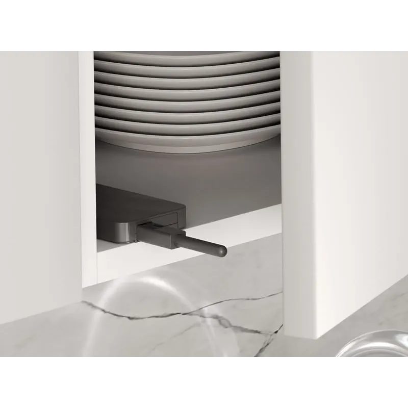 Ouverture sans poignée avec amortissement SMARTPUSH / Anthracite