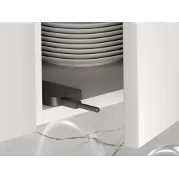 Ouverture sans poignée avec amortissement SMARTPUSH / Blanc