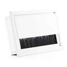 Passe-câbles MONET 120 x 80 mm / Blanc mat