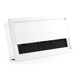Passe-câbles MONET 160 x 80 mm / Blanc mat