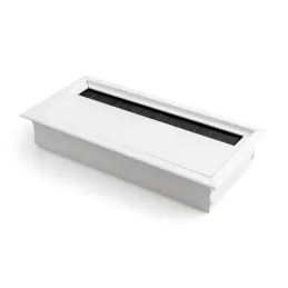 Passe-câbles MONET 160 x 80 mm / Blanc mat