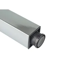 Pied de table MODERNA 60x60 / Chrome brillant
