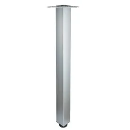 Pied de table MODERNA 60x60 / Chrome mat