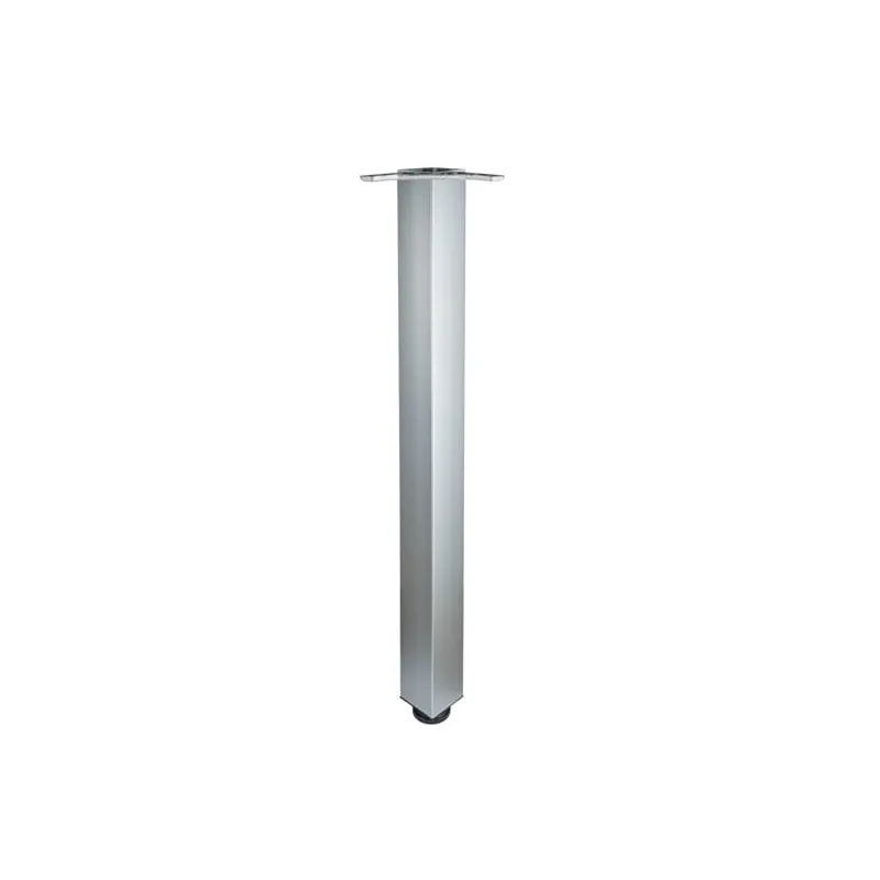 Pied de table MODERNA 60x60 / Chrome mat