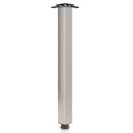 Pied de table MODERNA 60x60 / nickel mat