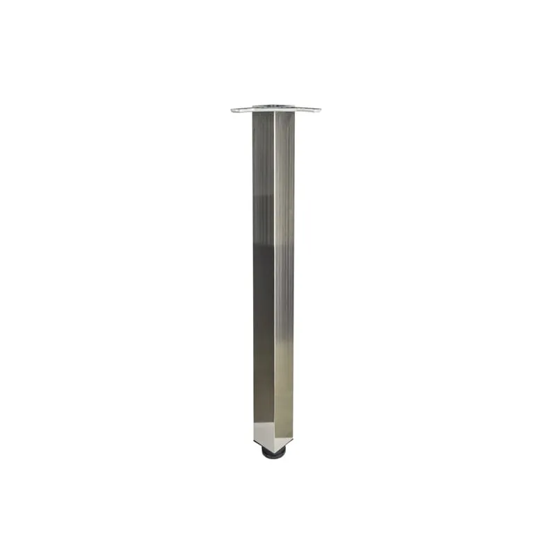 Pied de table MODERNA 60x60 / Acier inoxydable