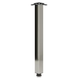 Pied de table MODERNA 60x60 / Acier inoxydable