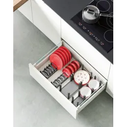 Support pour gamelles CRISTALL / Anthracite