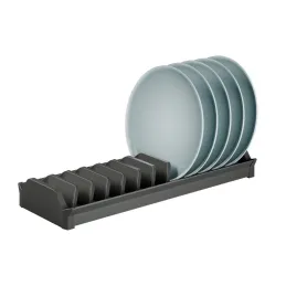 Porte-assiettes et égouttoir CRISTALL / Anthracite