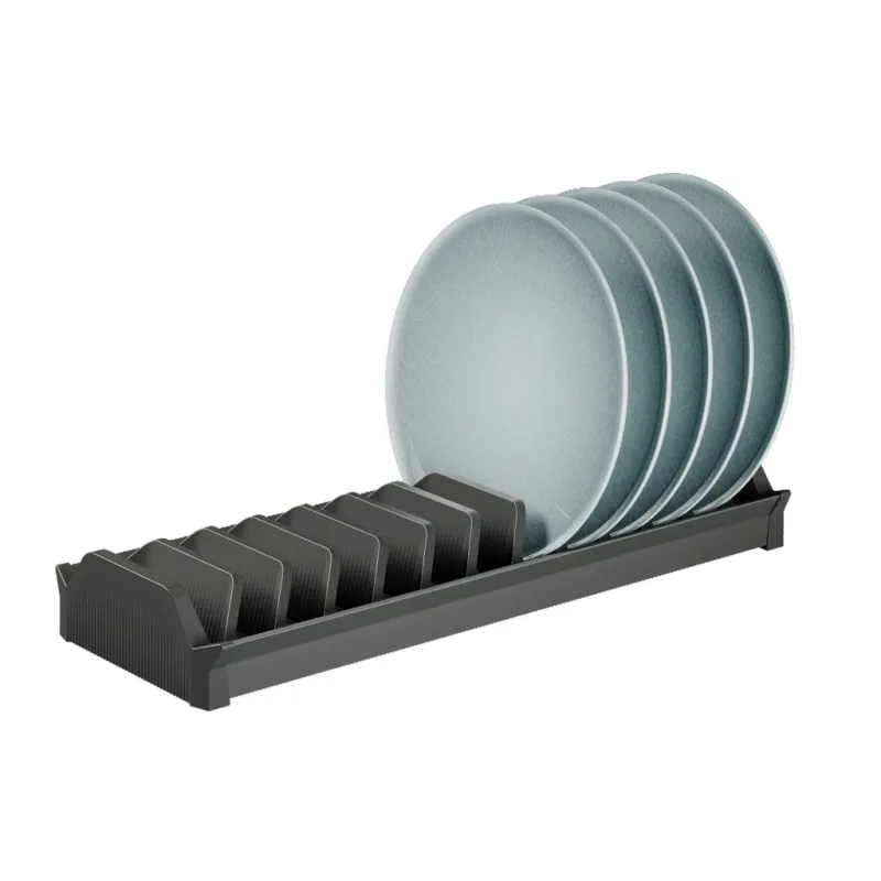 Porte-assiettes et égouttoir CRISTALL / Anthracite