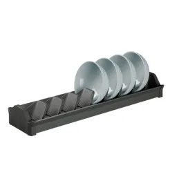 Support et égouttoir à gamelles CRISTALL / Anthracite