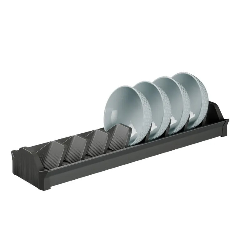 Support et égouttoir à gamelles CRISTALL / Anthracite