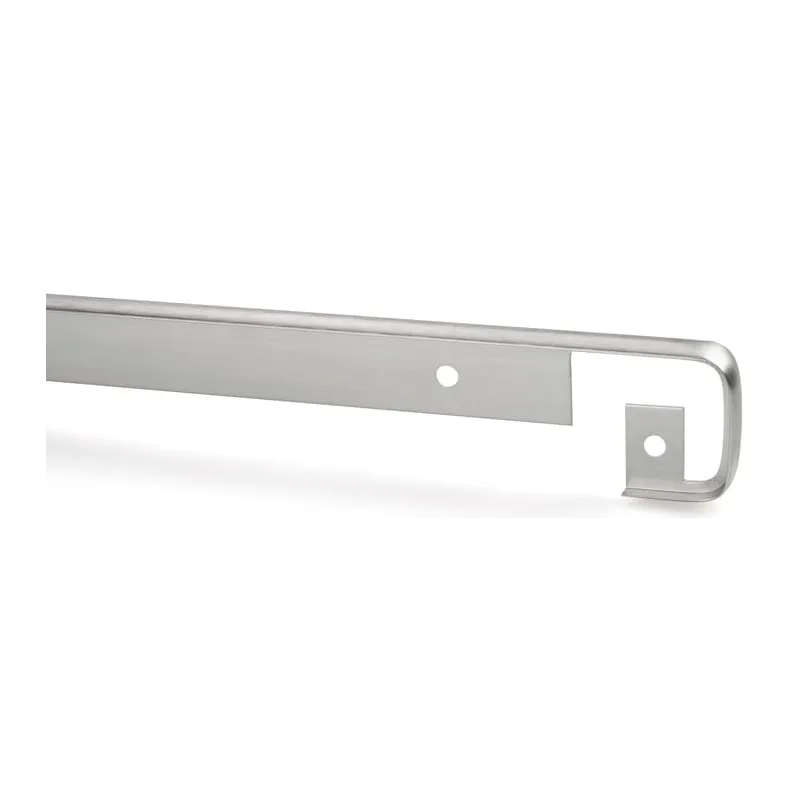 Profilé de jonction continu pour plan de travail de 28 mm / Inox