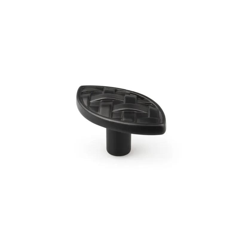 Poignée bouton SIMI / Noir mat