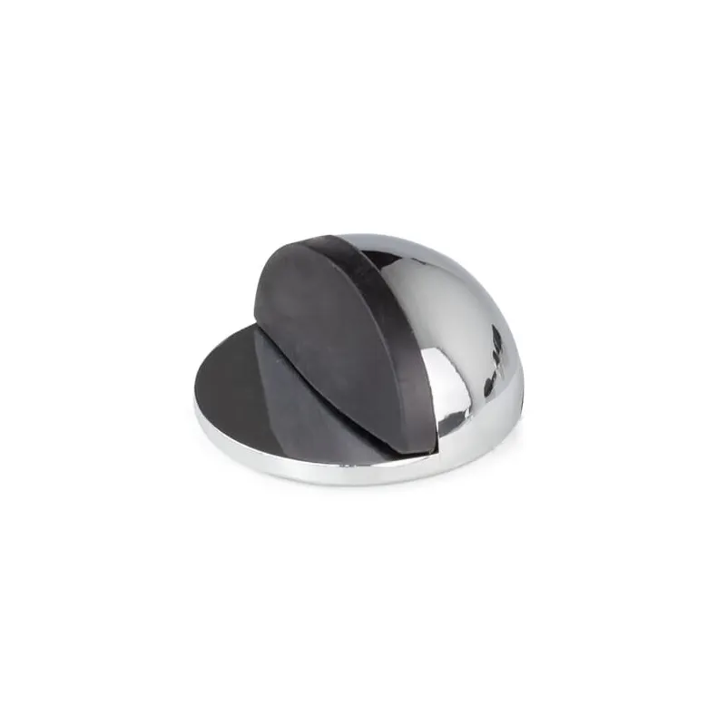 Butée de porte autocollante 44 mm LUTTO / Chrome brillant