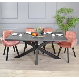Structure de table MARBELLA / Noir mat
