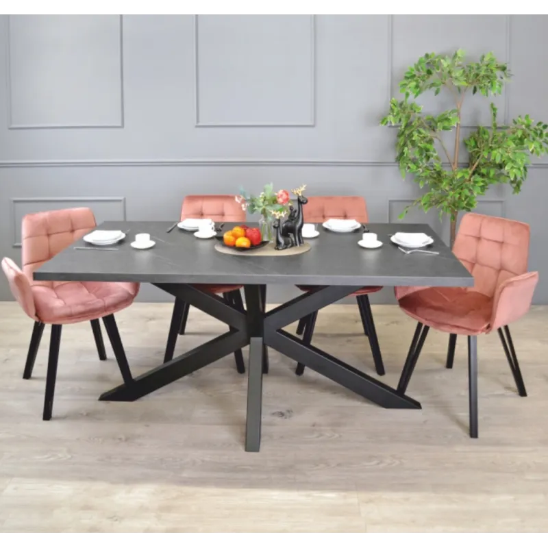 Structure de table MARBELLA / Noir mat