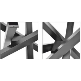 Structure de table LISABON / Noir mat