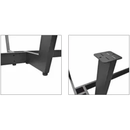 Structure de table AMORA / Noir mat