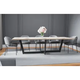 Structure de table AMORA / Noir mat