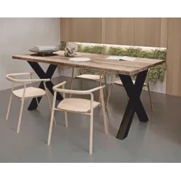 Structure de table COSTA / Noir mat