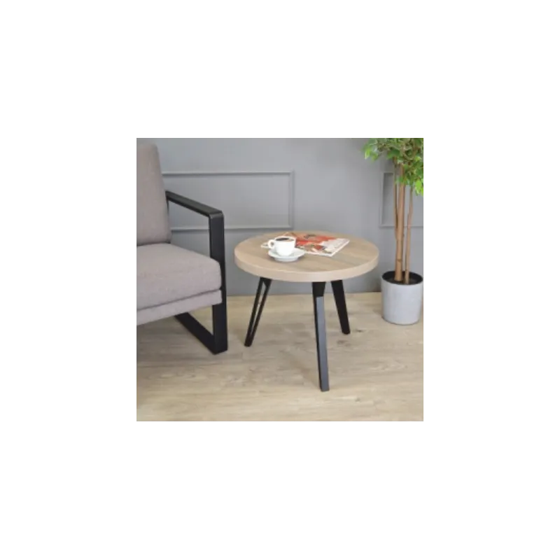 Ensemble de 4 pieds design pour table basse OSAKA COFFEE / Noir mat