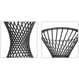 Structure pour table basse METRIX COFFEE / Noir mat