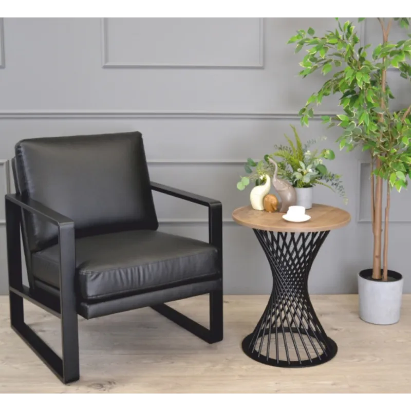 Structure pour table basse METRIX COFFEE / Noir mat