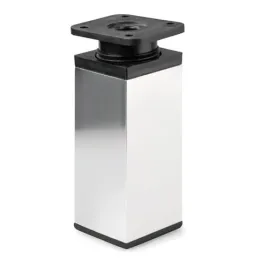 Pied de meuble LEX / Chrome brillant – noir