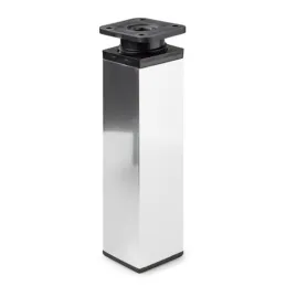 Pied de meuble LEX / Chrome brillant – noir