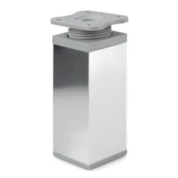 Pied de meuble LEX / Chrome brillant - gris