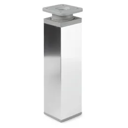 Pied de meuble LEX / Chrome brillant - gris