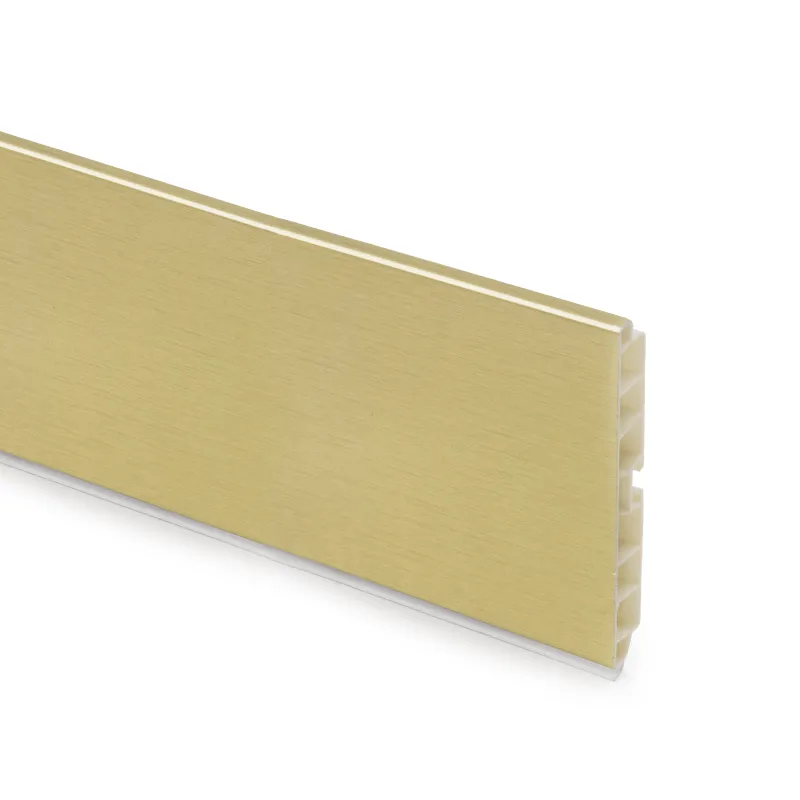 Plinthe de cuisine en plastique PLASLINE / Or brossé