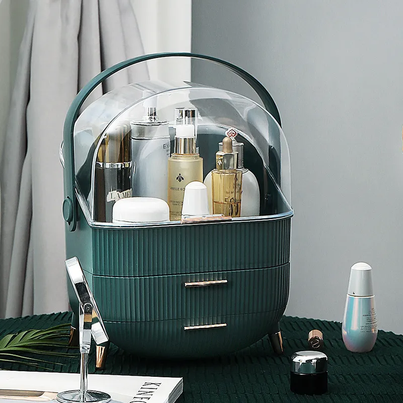 Organiseur de cosmétiques exclusif DREAMS / Vert émeraude