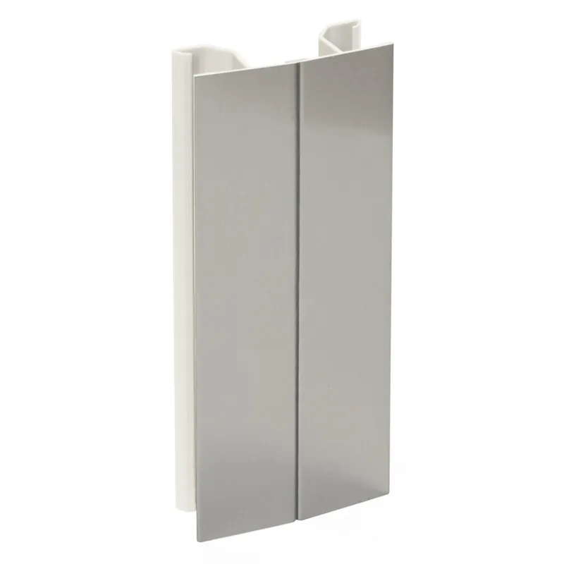Raccord flexible pour plinthe PLASLINE / Aluminium brossé