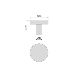 Bouton de meuble UP / Cuivre