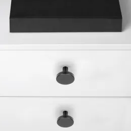 Bouton de meuble UP / Noir mat