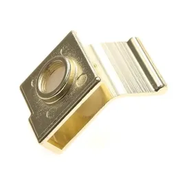 Poignée pour porte en verre UNION sans perçage / Doré brillant