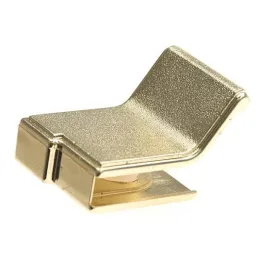 Poignée pour porte en verre UNION sans perçage / Doré brillant