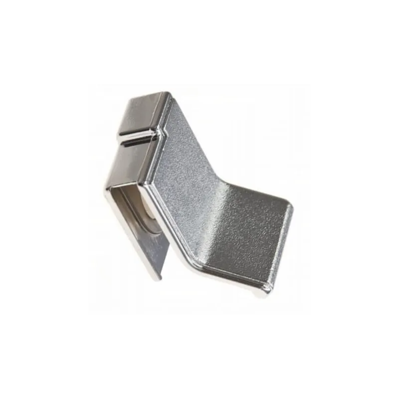 Poignée pour porte en verre UNION sans perçage / Chrome brillant