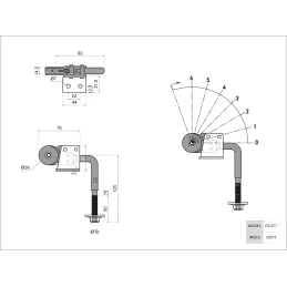 Mécanisme de levage de l’appuie-tête du siège / kit