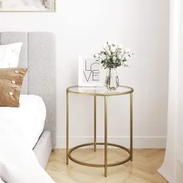 Table basse REGALO LUX Mini / Or mat 
