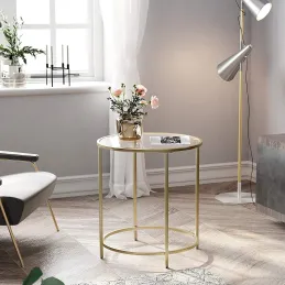 Table basse REGALO LUX Mini / Or mat 
