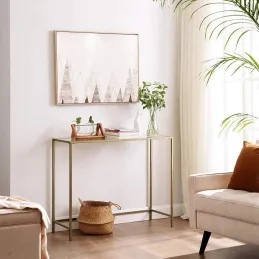 Commode en métal REGALO LUX / Doré mat mat