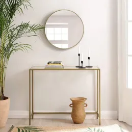 Commode en métal REGALO LUX / Doré mat mat