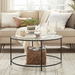 Table basse REGALO LUX / Noir mat