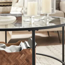 Table basse REGALO LUX / Noir mat