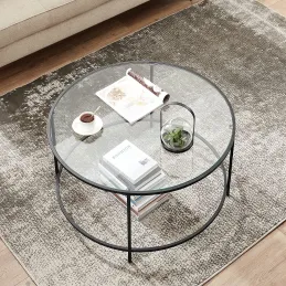 Table basse REGALO LUX / Noir mat