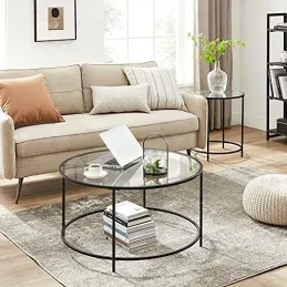 Table basse REGALO LUX / Noir mat